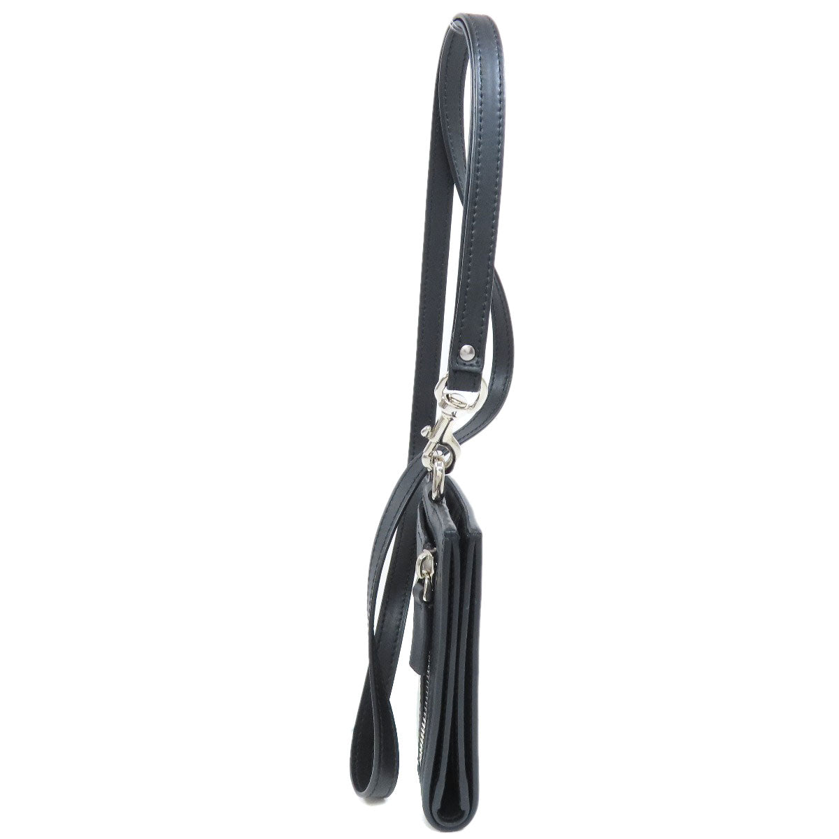 VALENTINO neck wallet Bifold Wallet with Coin Pocket Leather Ladies [Used]