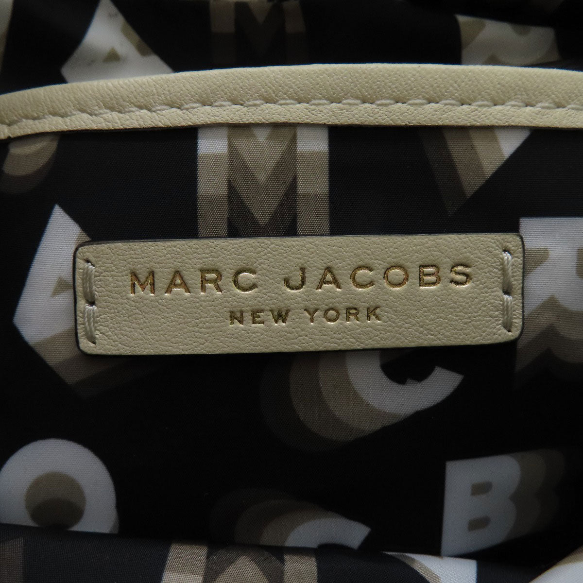 MARC JACOBS logo Shoulder Bag Leather Ladies [Used]