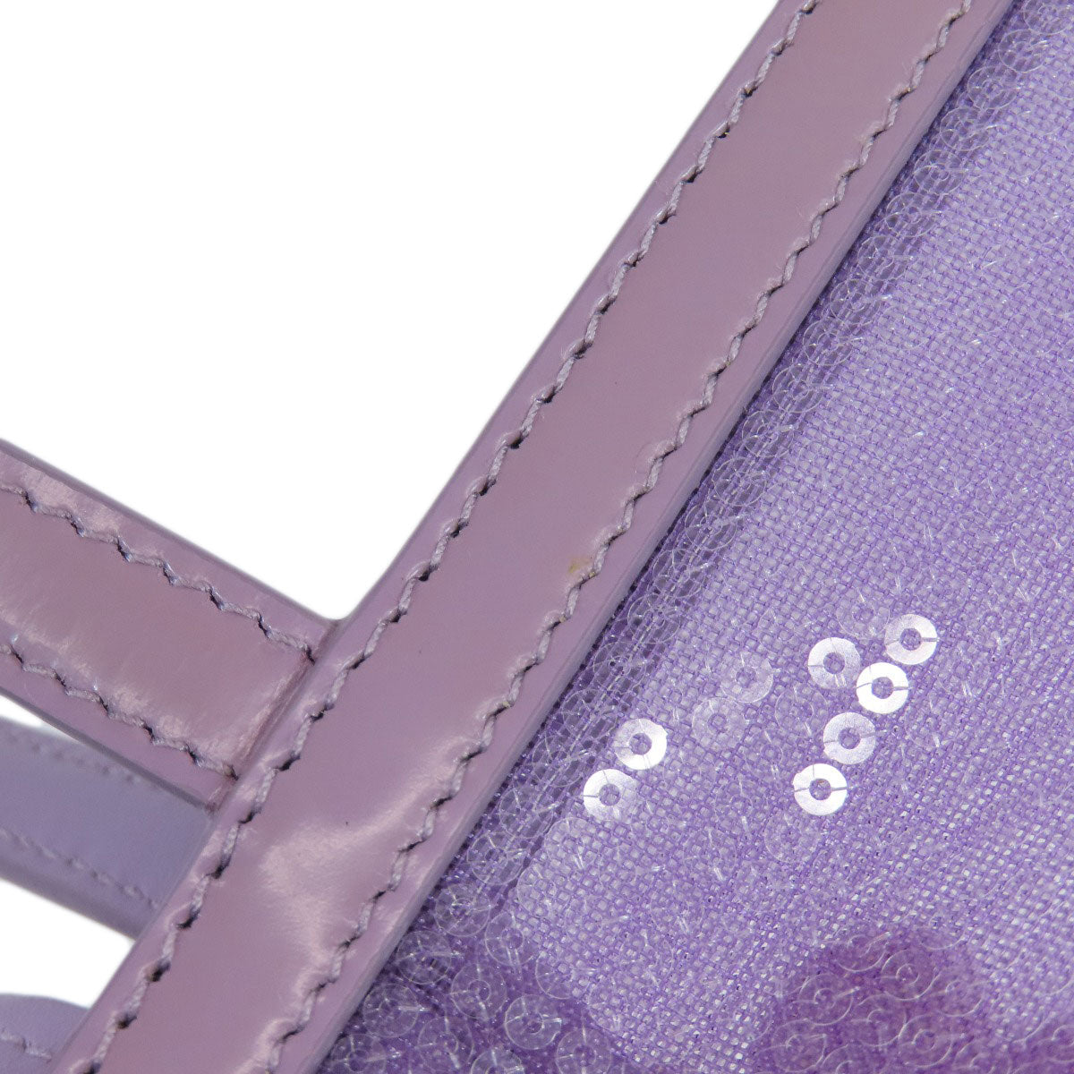 PRADA Mesh tote Handbag Spangle Ladies [Used]
