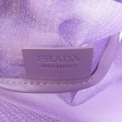 PRADA Mesh tote Handbag Spangle Ladies [Used]