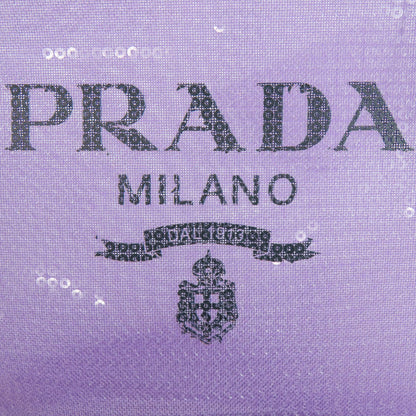 PRADA Mesh tote Handbag Spangle Ladies [Used]