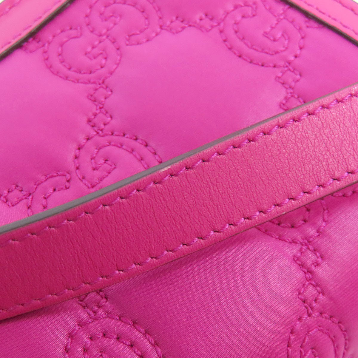 GUCCI 723777 GG Long Shoulder 2WAY Shoulder Bag Nylon Ladies [Used]