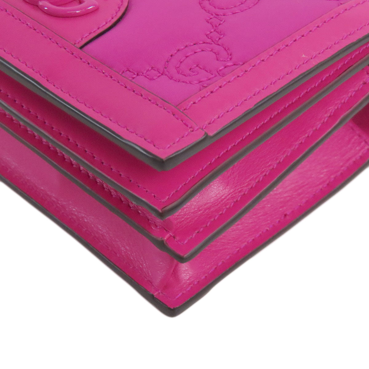 GUCCI 723777 GG Long Shoulder 2WAY Shoulder Bag Nylon Ladies [Used]