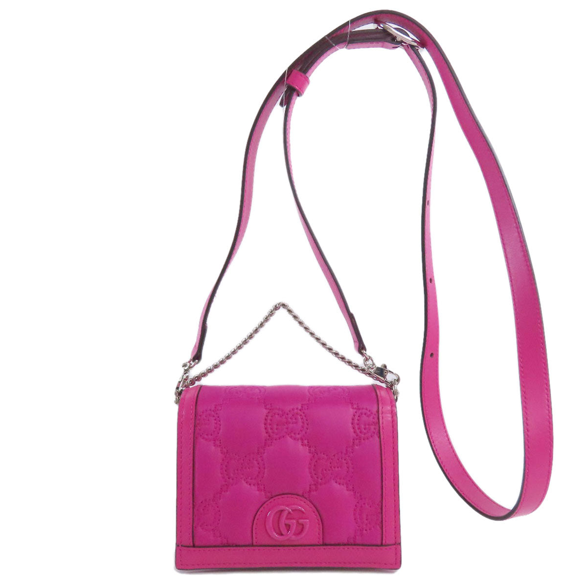 GUCCI 723777 GG Long Shoulder 2WAY Shoulder Bag Nylon Ladies [Used]