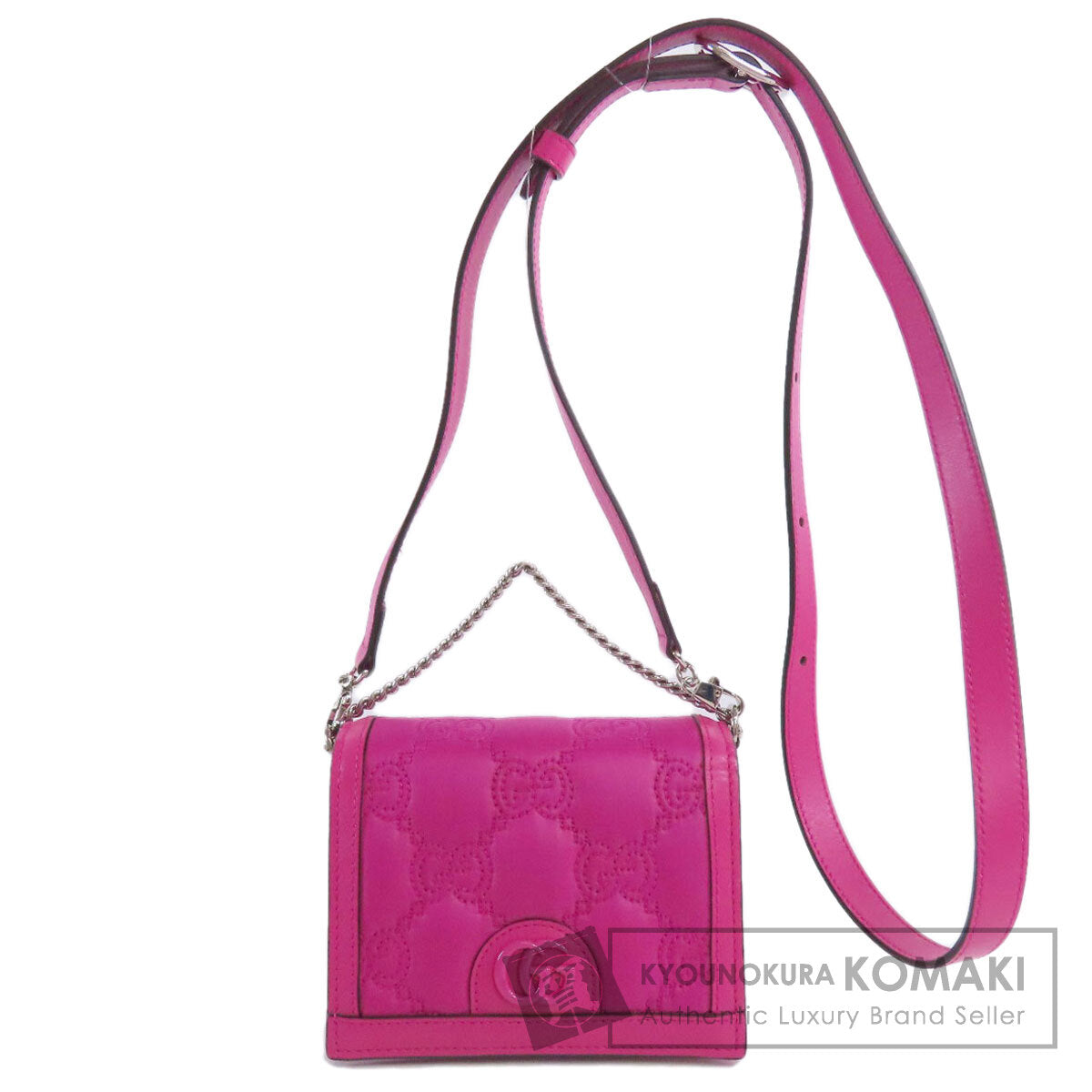 GUCCI 723777 GG Long Shoulder 2WAY Shoulder Bag Nylon Ladies [Used]