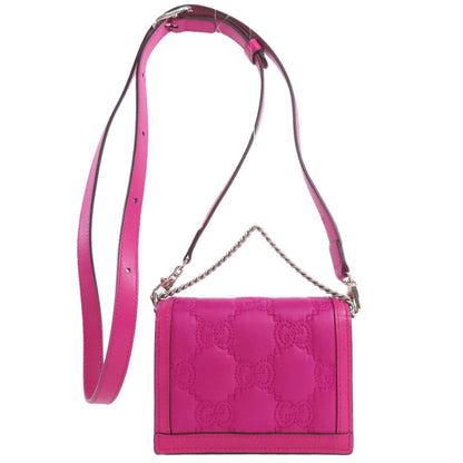 GUCCI 723777 GG Long Shoulder 2WAY Shoulder Bag Nylon Ladies [Used]
