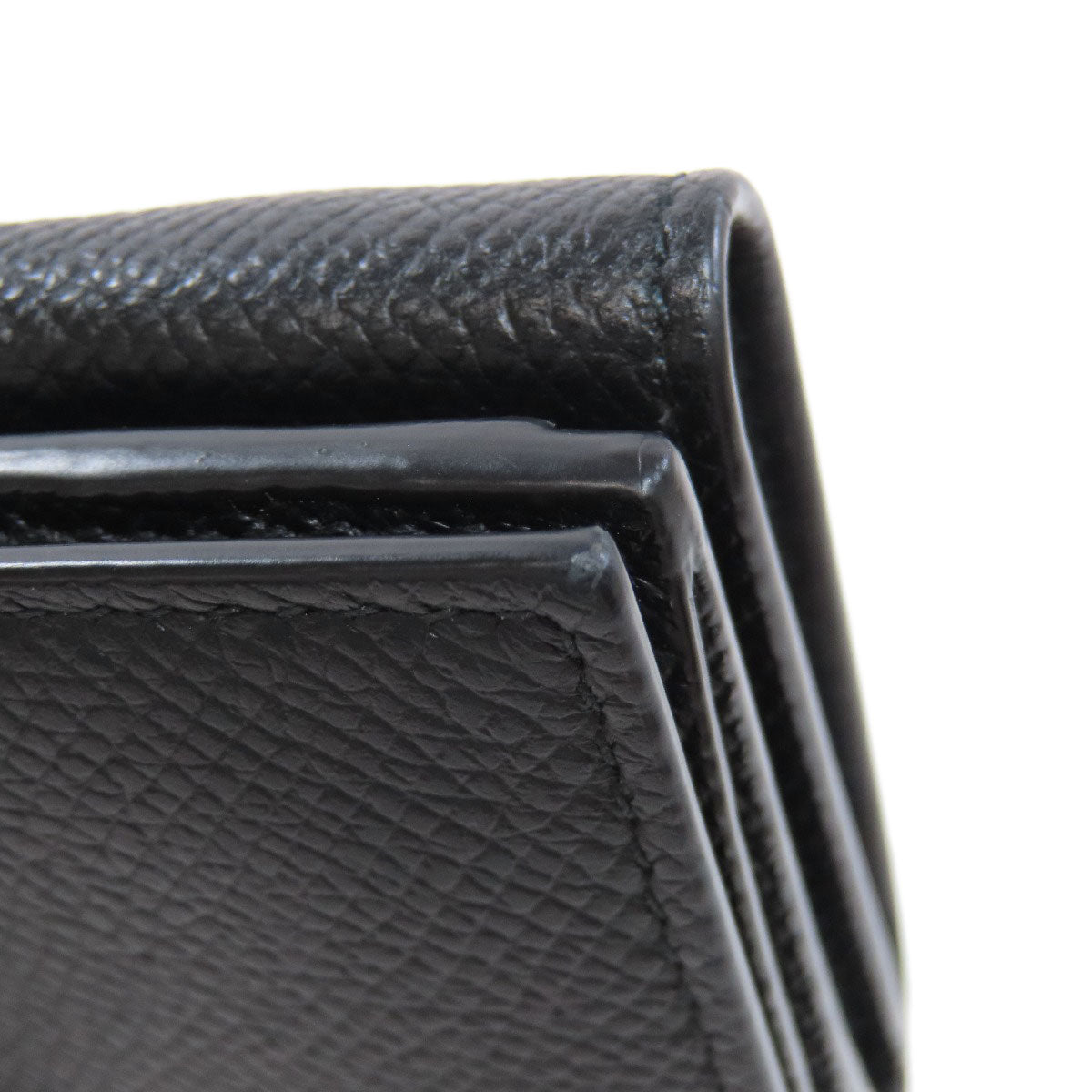 BALENCIAGA 558208 Logo tri-fold wallet Bifold Wallet with Coin Pocket Leather Ladies [Used]