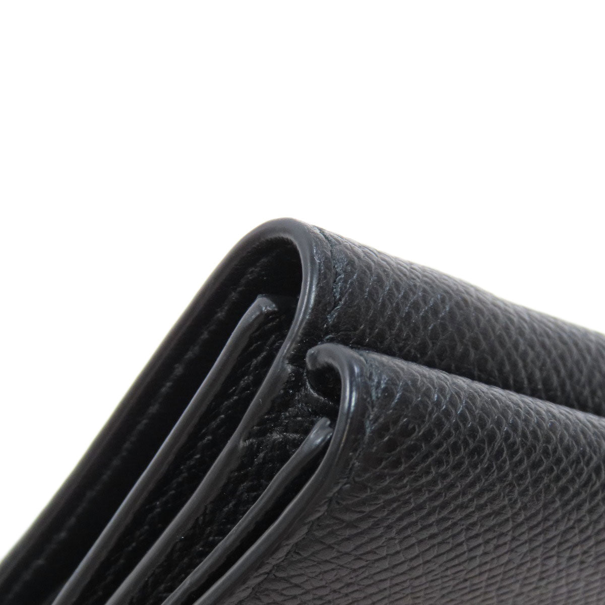 BALENCIAGA 558208 Logo tri-fold wallet Bifold Wallet with Coin Pocket Leather Ladies [Used]