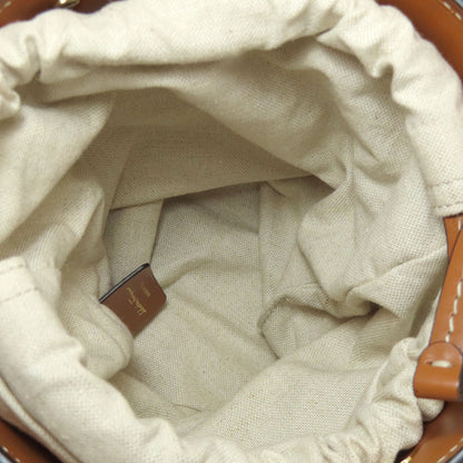 Salvatore Ferragamo Rattan Bag Shoulder Bag Raffia Ladies [Used]