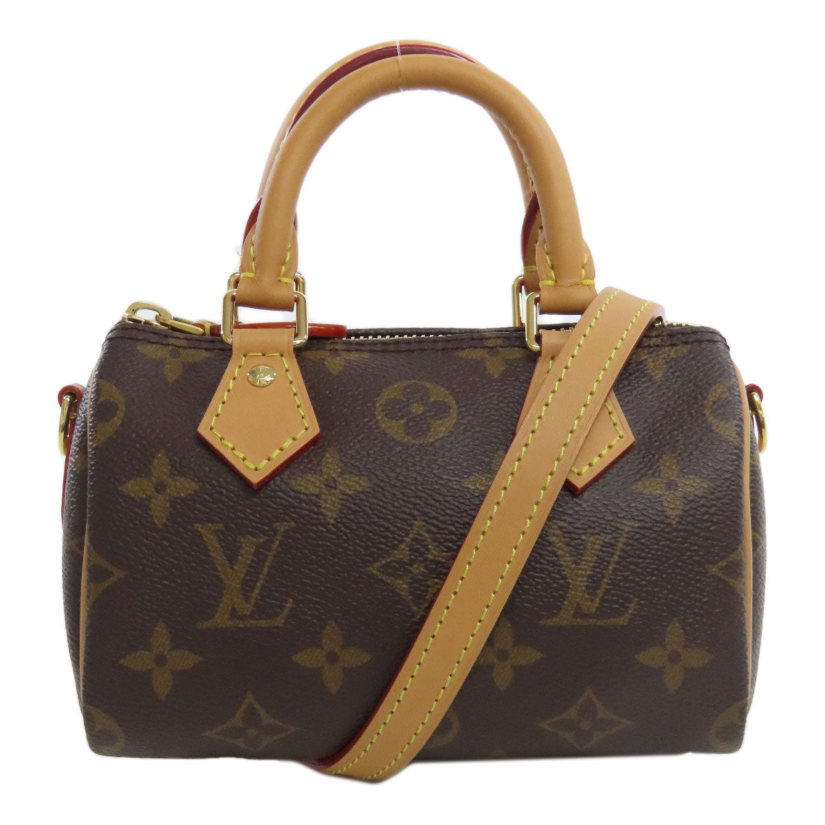 LOUIS VUITTON M81085 Nano speedy Tote Bag Monogram canvas Ladies [Used]