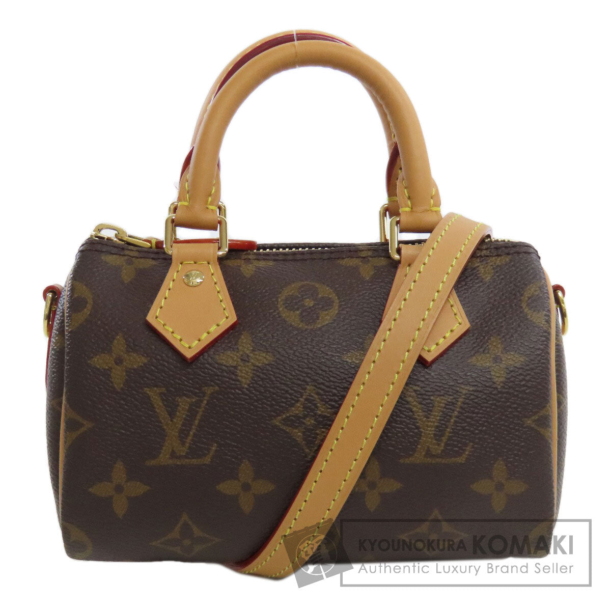 LOUIS VUITTON M81085 Nano speedy Tote Bag Monogram canvas Ladies [Used]