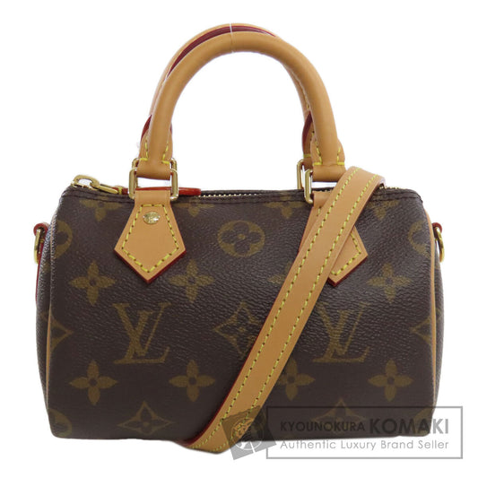 LOUIS VUITTON M81085 Nano speedy Tote Bag Monogram canvas Ladies [Used]