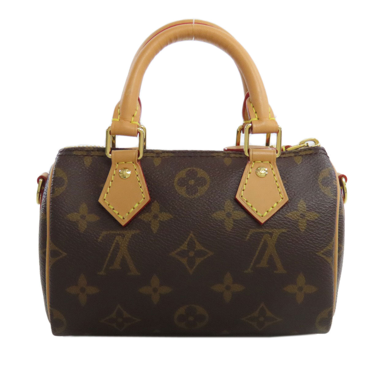 LOUIS VUITTON M81085 Nano speedy Tote Bag Monogram canvas Ladies [Used]