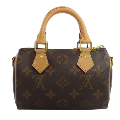 LOUIS VUITTON M81085 Nano speedy Tote Bag Monogram canvas Ladies [Used]