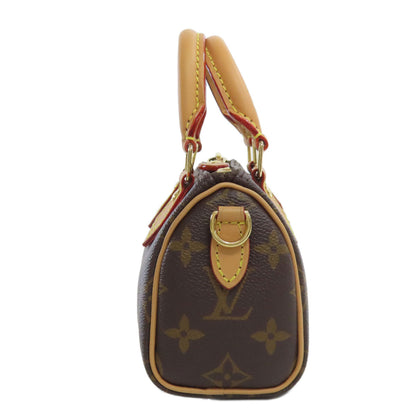 LOUIS VUITTON M81085 Nano speedy Tote Bag Monogram canvas Ladies [Used]