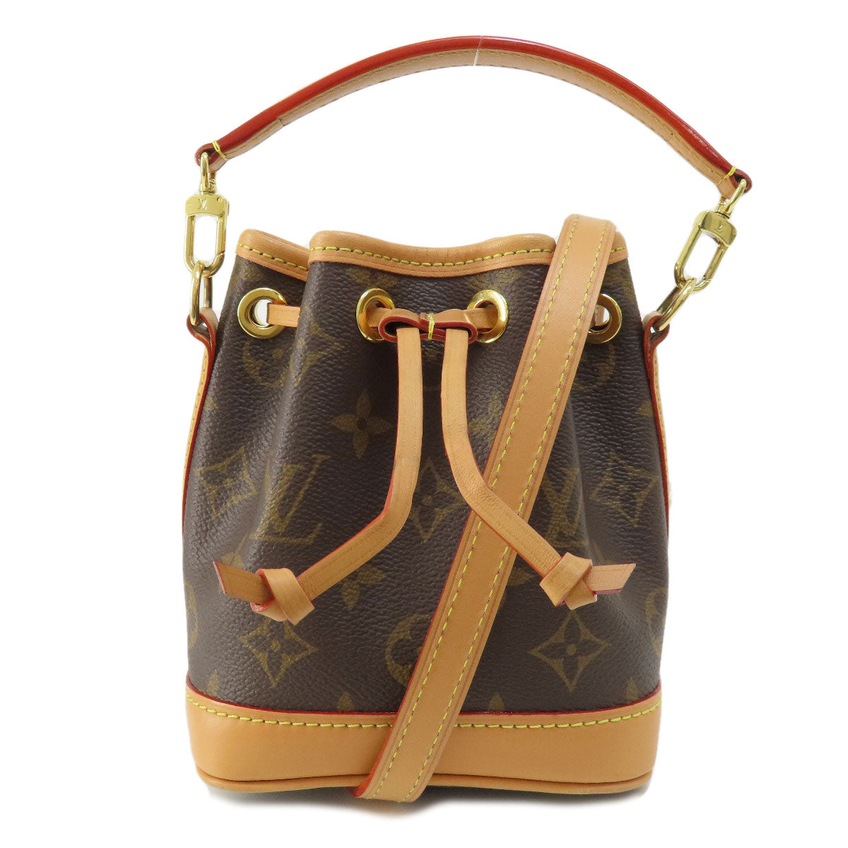 LOUIS VUITTON M81266 Nano Noe Handbag Monogram canvas Ladies [Used]