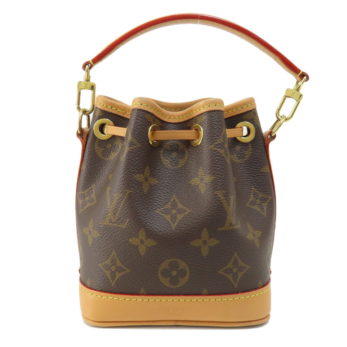 LOUIS VUITTON M81266 Nano Noe Handbag Monogram canvas Ladies [Used]