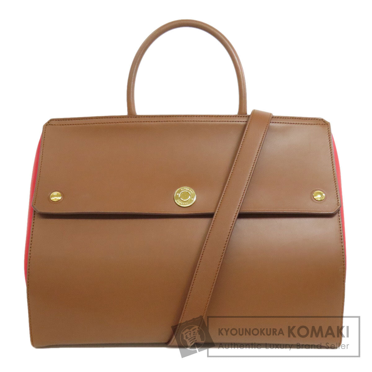 BURBERRY 2WAY Handbag Leather Ladies [Used]