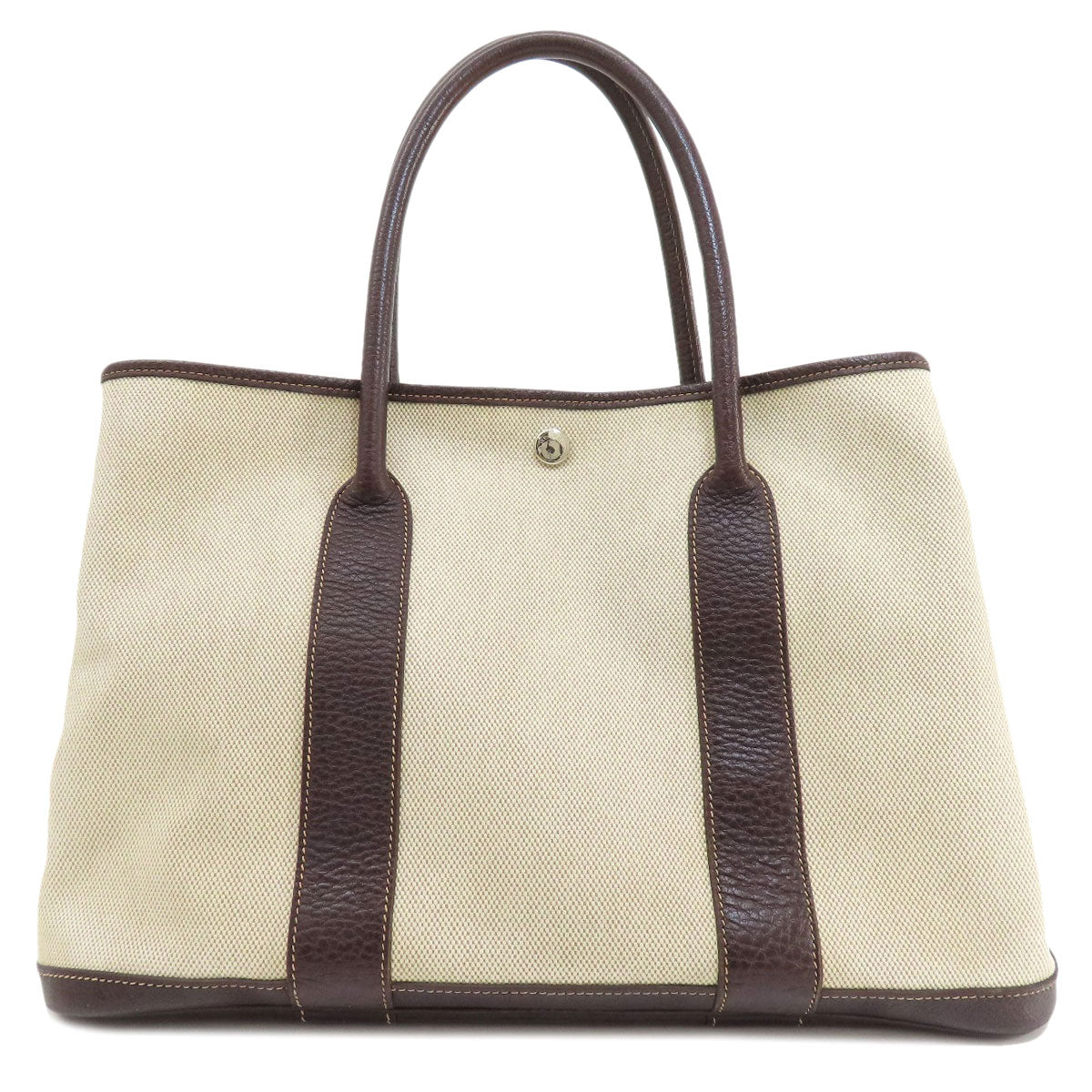 HERMES   Tote Bag Garden Party PM Maron SilverHardware Tower ash Ladies