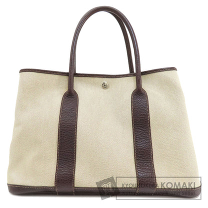 HERMES Garden Party PM Maron SilverHardware Tote Bag Tower ash Ladies [Used]