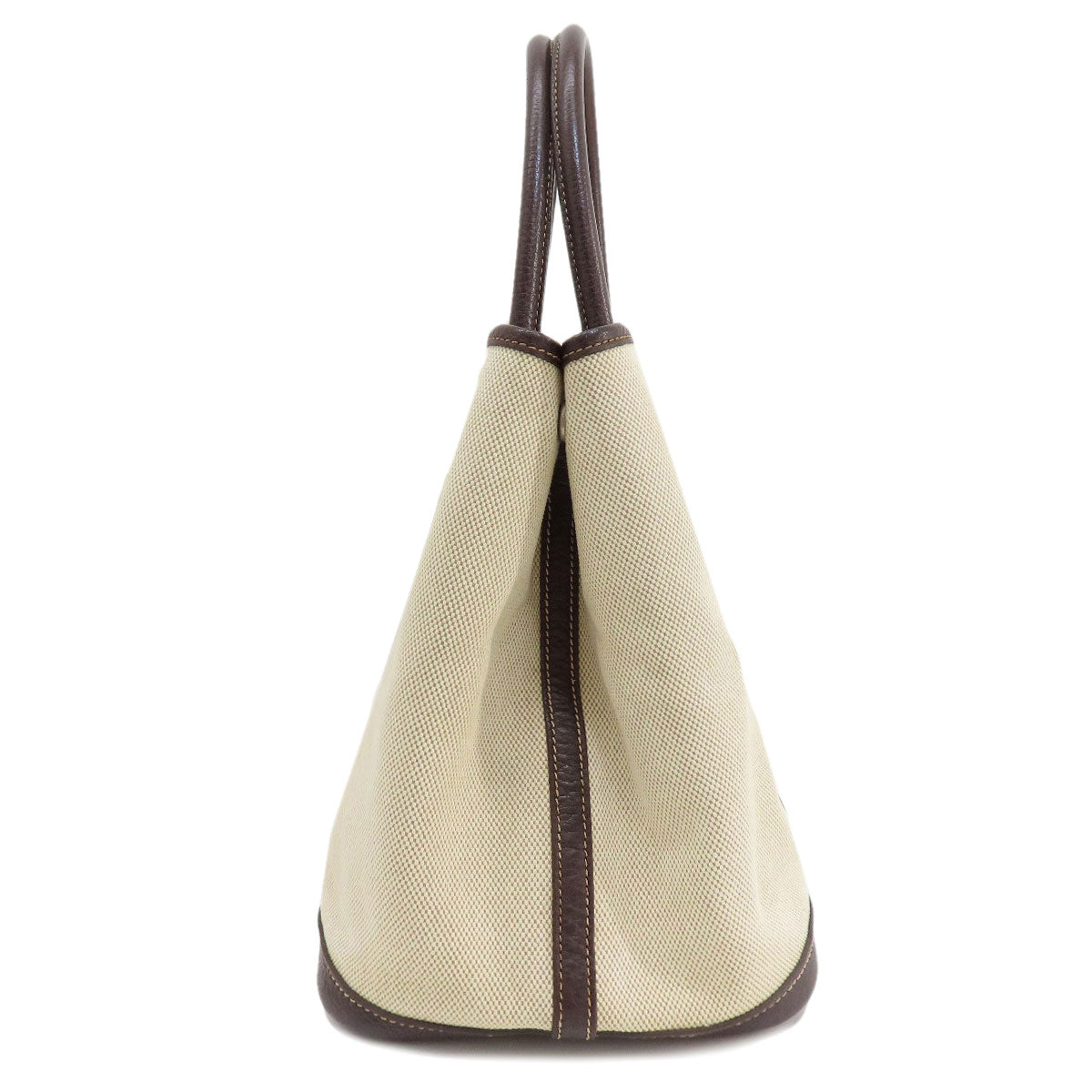 HERMES Garden Party PM Maron SilverHardware Tote Bag Tower ash Ladies [Used]