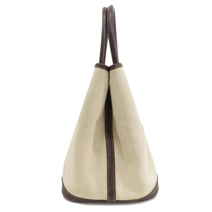 HERMES Garden Party PM Maron SilverHardware Tote Bag Tower ash Ladies [Used]