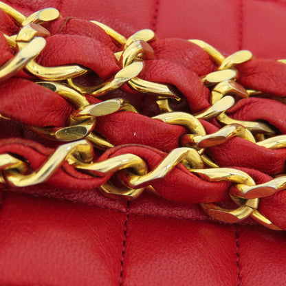CHANEL COCO Mark GoldHardware Shoulder Bag Lambskin Ladies [Used]