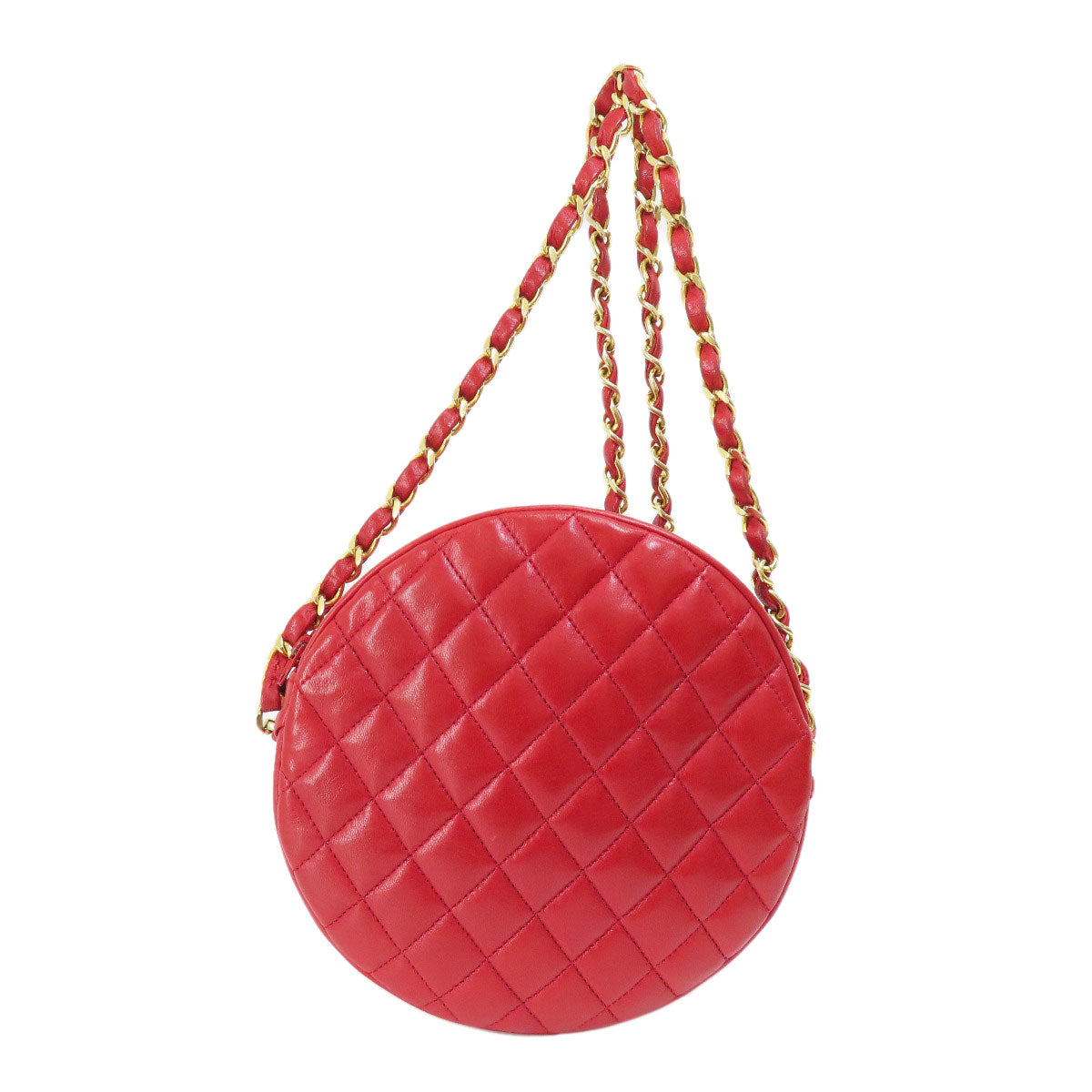 CHANEL COCO Mark GoldHardware Shoulder Bag Lambskin Ladies [Used]