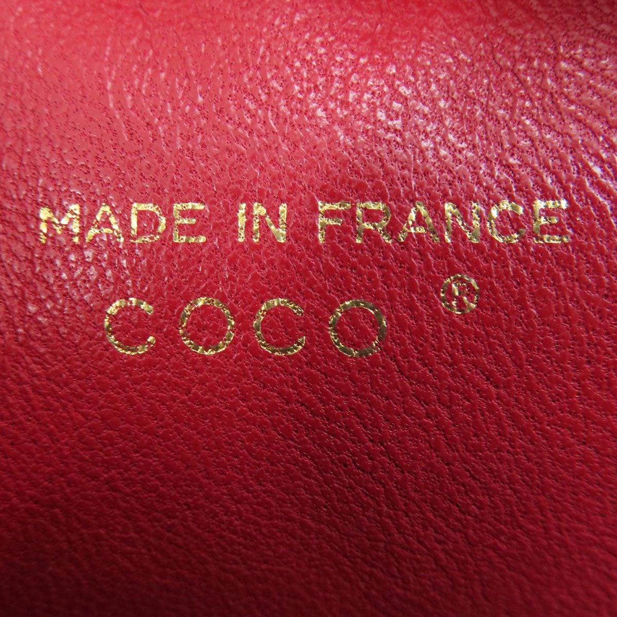 CHANEL COCO Mark GoldHardware Shoulder Bag Lambskin Ladies [Used]
