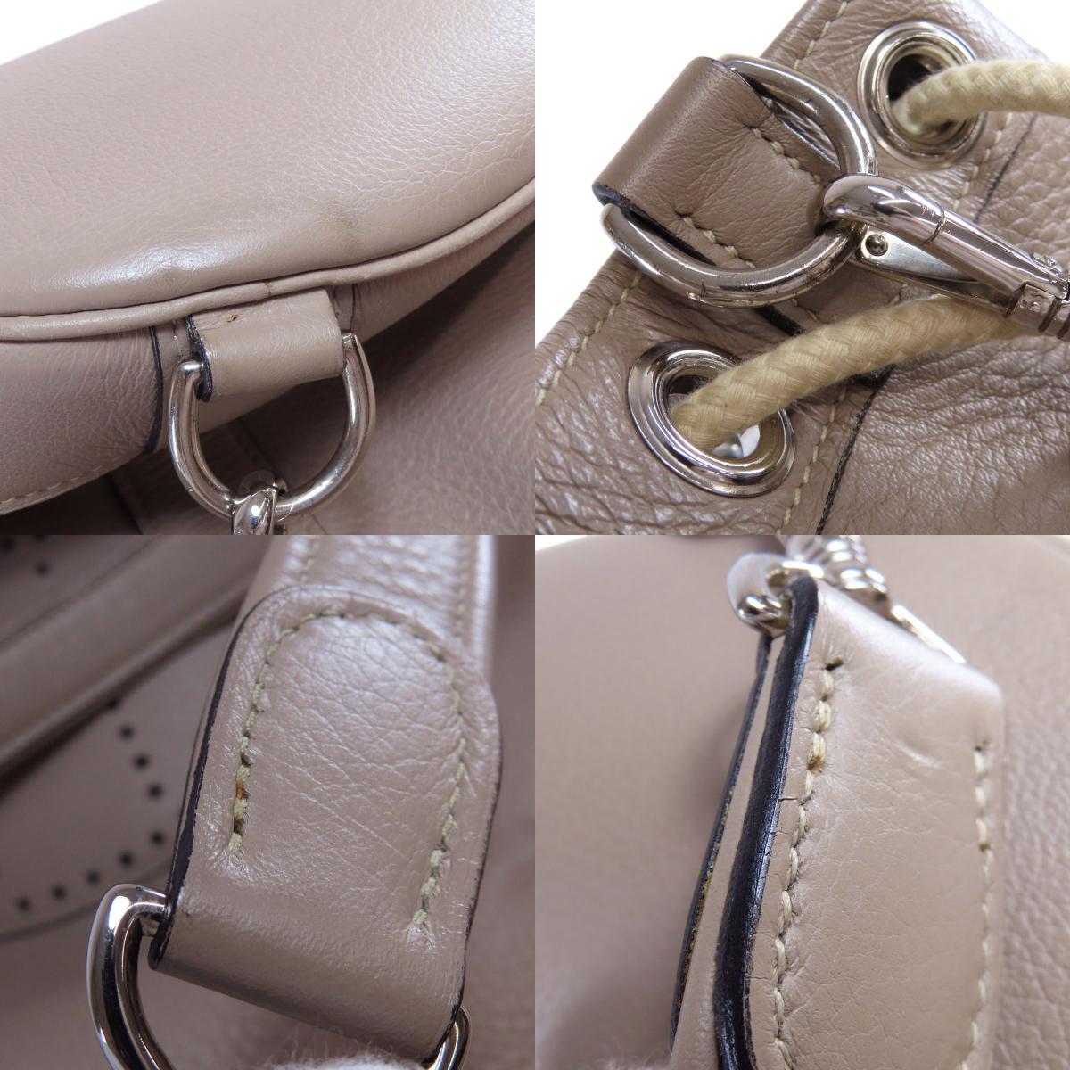 HERMES Lunch one belt Tote Bag Calf Ladies [Used]