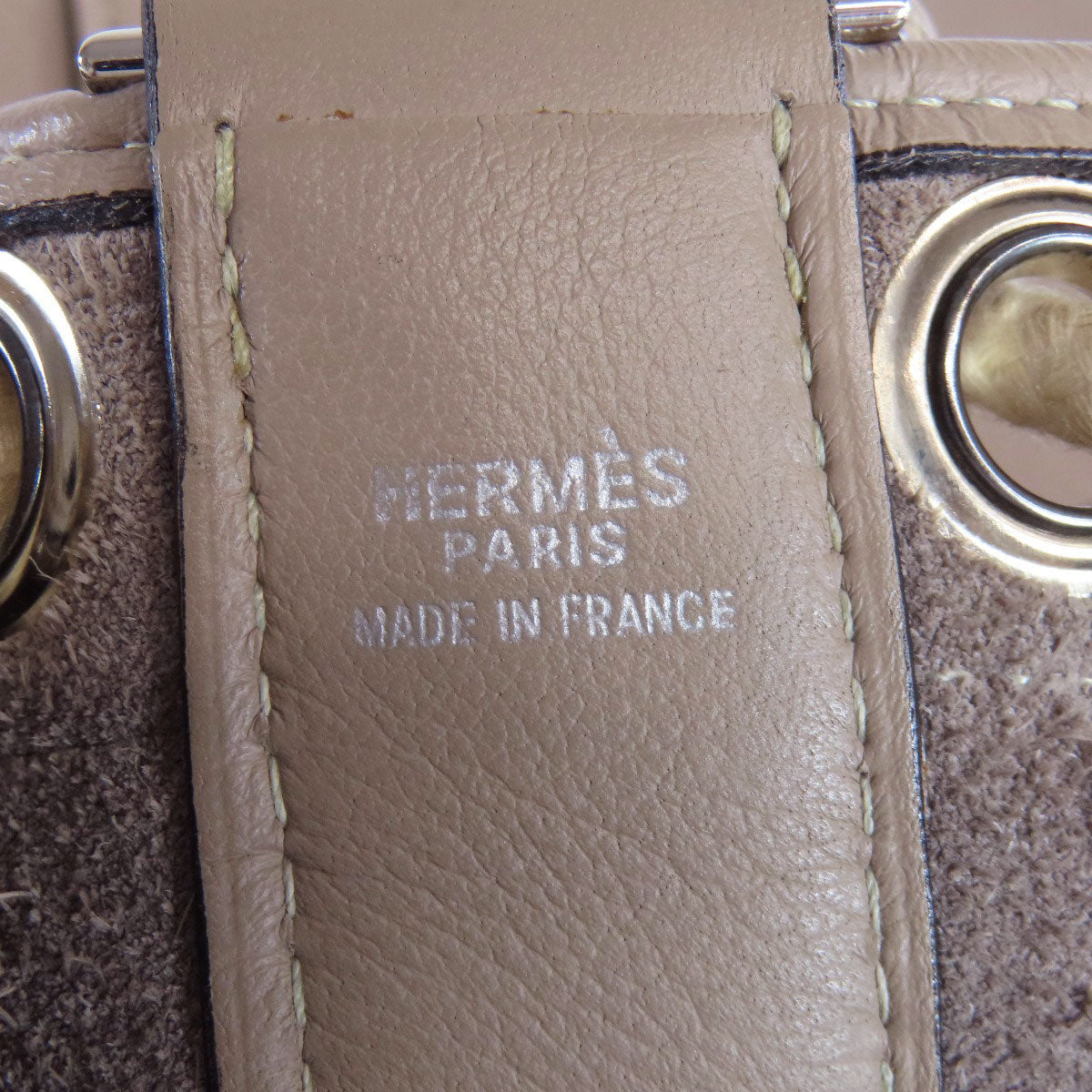HERMES Lunch one belt Tote Bag Calf Ladies [Used]