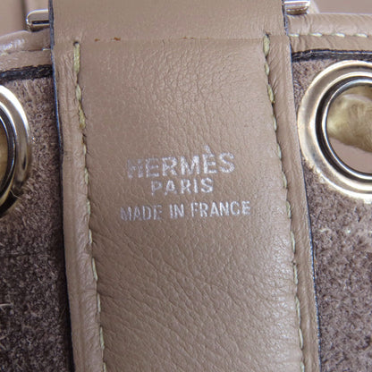 HERMES Lunch one belt Tote Bag Calf Ladies [Used]