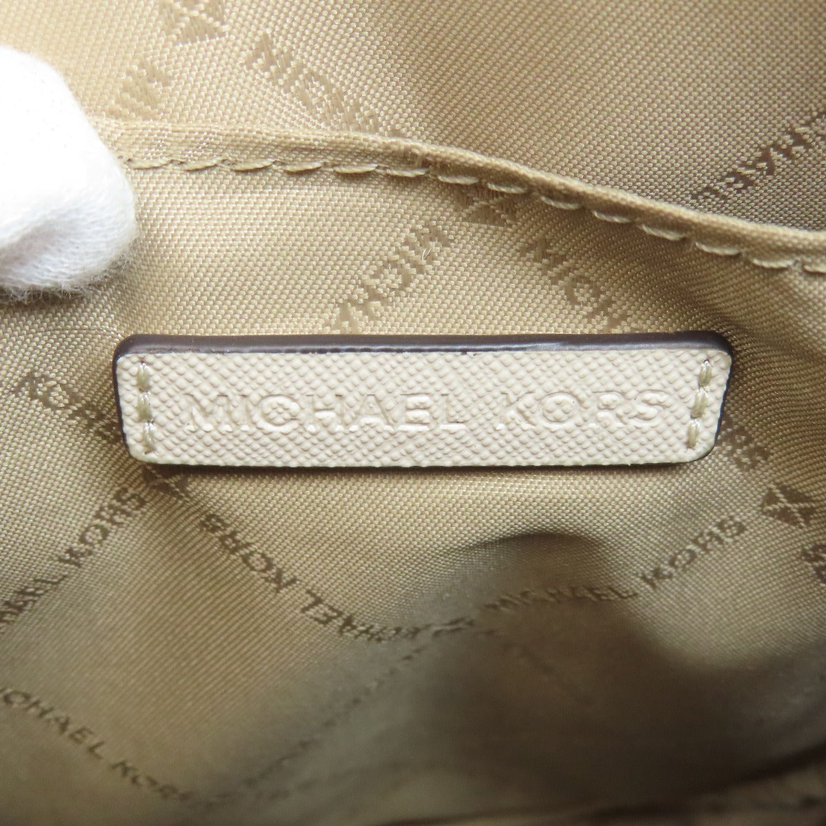 Michael Kors MK signature Shoulder Bag PVC Ladies [Used]