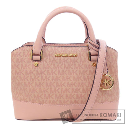 Michael Kors MK Signature 2WAY Handbag PVC Ladies [Used]
