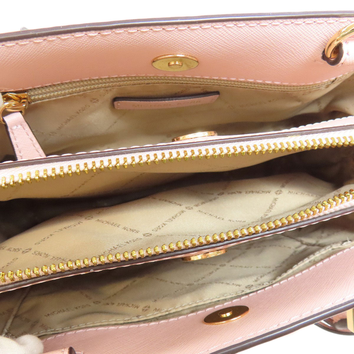 Michael Kors MK Signature 2WAY Handbag PVC Ladies [Used]