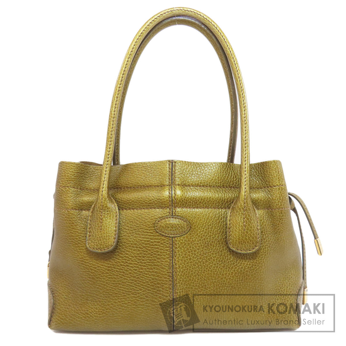 TODS logo Tote Bag Leather Ladies [Used]