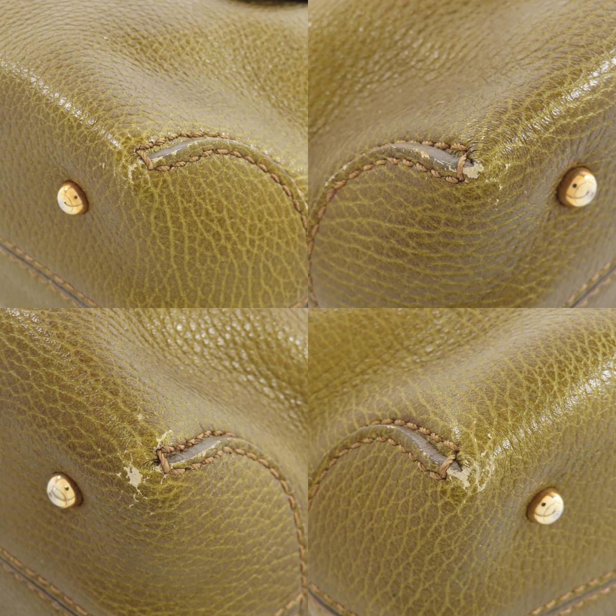 TODS logo Tote Bag Leather Ladies [Used]