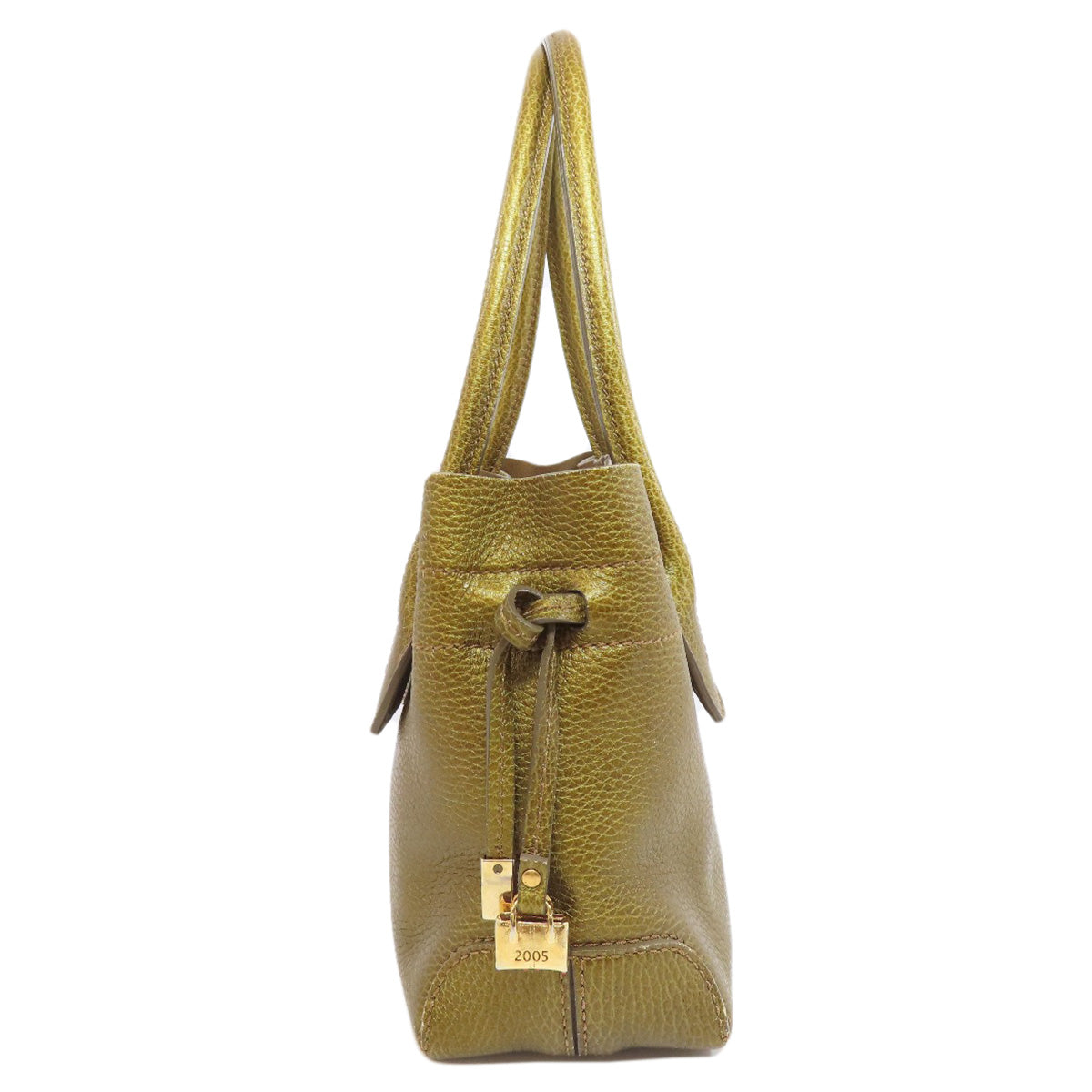 TODS logo Tote Bag Leather Ladies [Used]