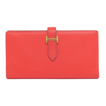 HERMES Barance Free GoldHardware Long wallet (with coin pocket) Epsom Ladies [Used]