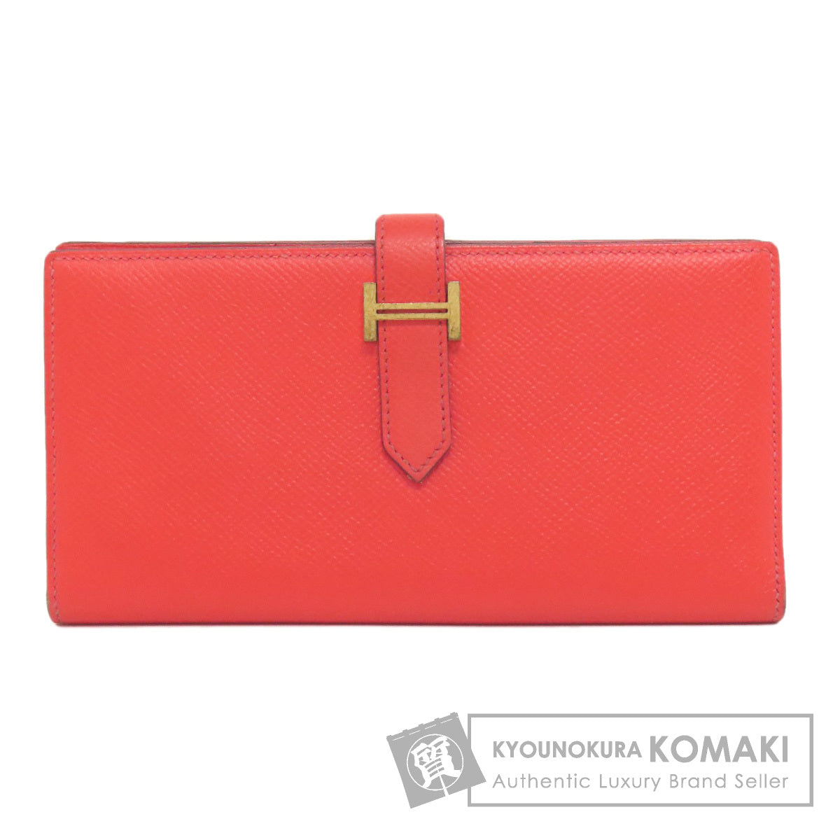 HERMES Barance Free GoldHardware Long wallet (with coin pocket) Epsom Ladies [Used]