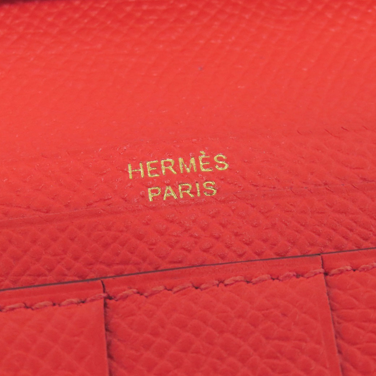 HERMES   Long wallet (with coin pocket) Barance Free GoldHardware Epsom Ladies