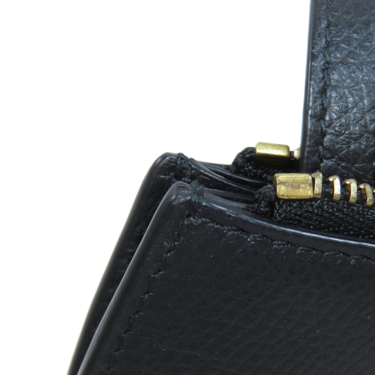 CHRISTIAN DIOR saddle coin purse Leather Ladies [Used]