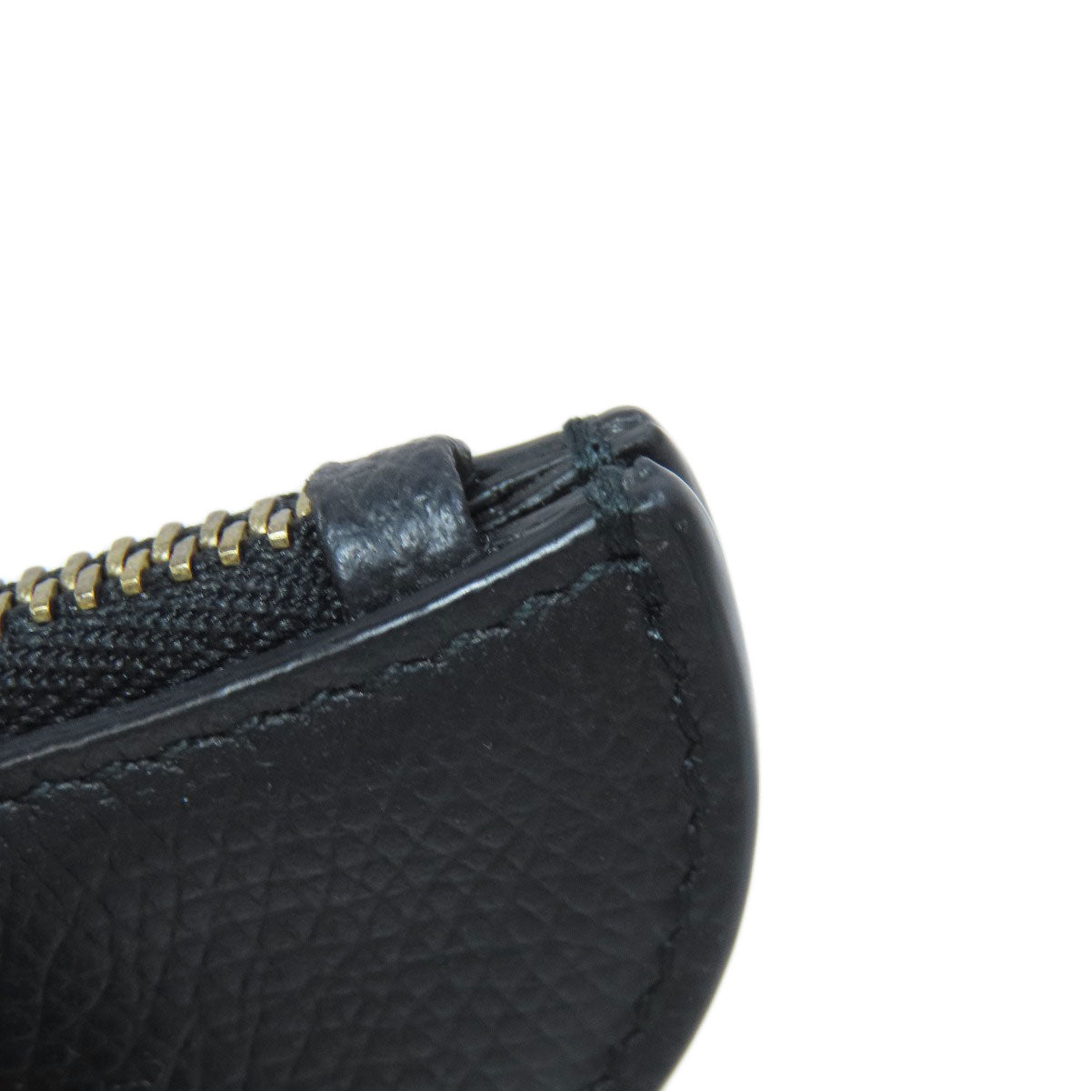 CHRISTIAN DIOR saddle coin purse Leather Ladies [Used]