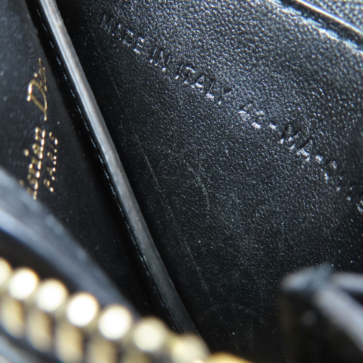 CHRISTIAN DIOR saddle coin purse Leather Ladies [Used]