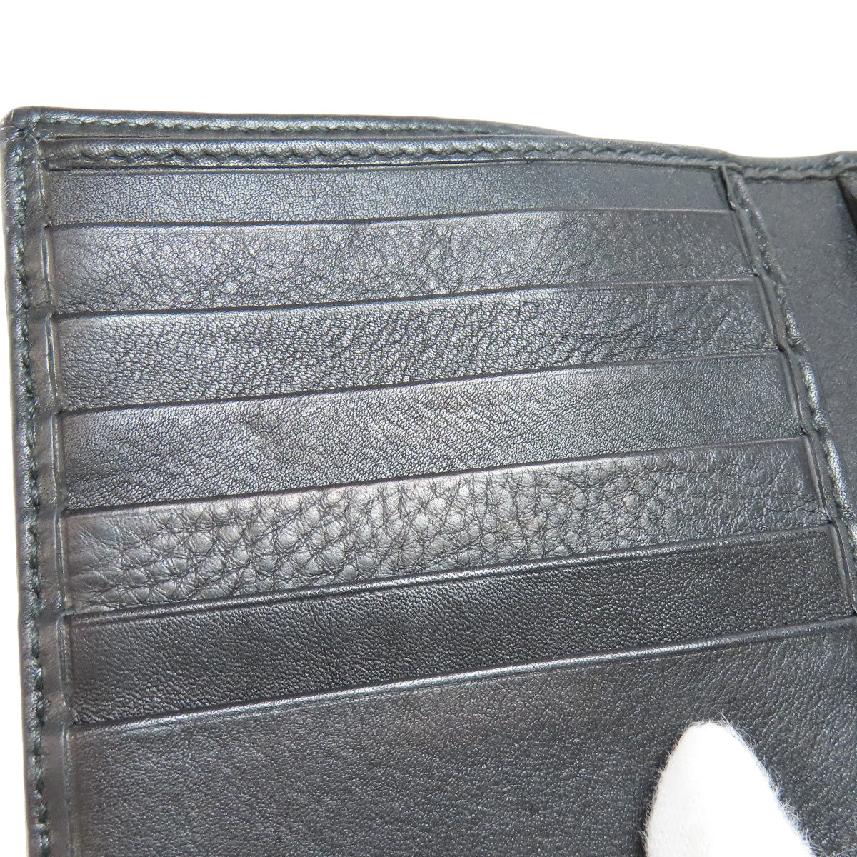 GUCCI 181669 GG Bifold Wallet with Coin Pocket Canvas Ladies [Used]