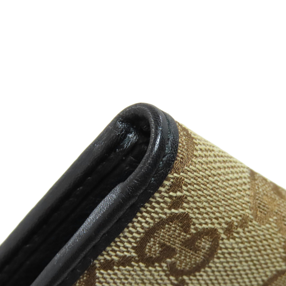 GUCCI 181669 GG Bifold Wallet with Coin Pocket Canvas Ladies [Used]