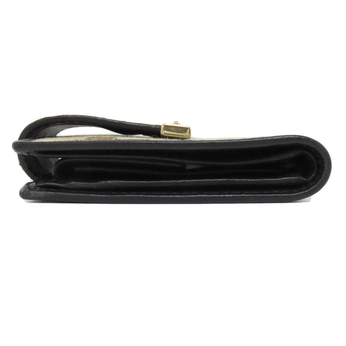 GUCCI 181669 GG Bifold Wallet with Coin Pocket Canvas Ladies [Used]