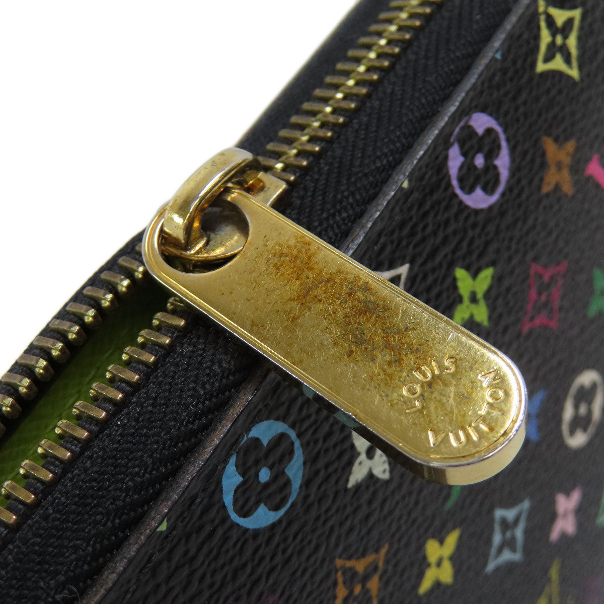 LOUIS VUITTON  M60244 Long wallet (with coin pocket) Zippy wallet Monogram Multicolore canvas Ladies