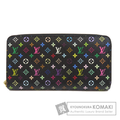 LOUIS VUITTON  M60244 Long wallet (with coin pocket) Zippy wallet Monogram Multicolore canvas Ladies