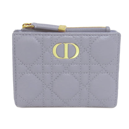 CHRISTIAN DIOR   Bifold Wallet with Coin Pocket Canage Calf Ladies